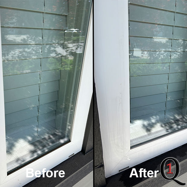 squeegee window cleaning in New West, BC