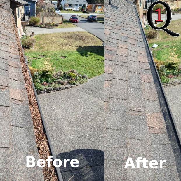 Gutter covers cleared off in Richmond, BC